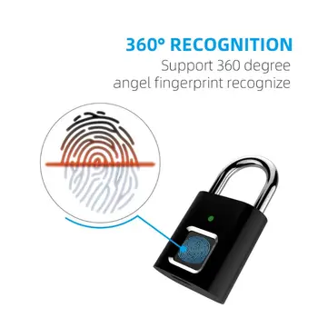 L34 Anti-theft Security Fingerprint Zámok Inteligentný Elektronický Zámok pre Domáce Sklad, Dvere, Skriňa na Batožinu Prípade Použite Dodávky