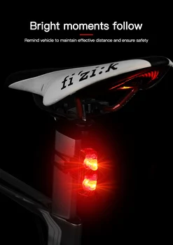Požičovňa Indukčné Svetlá Zadné Svetlo Na Bicykel Varovanie Lampa Zadné Svetlo S Vlastným Pohonom, Magnetické Indukčné Príslušenstvo