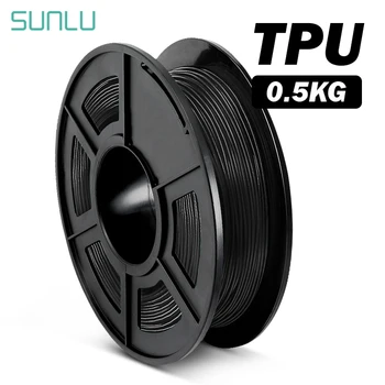 SUNLU 1.75 mm Pružného TPU Vlákna Plastové TPU 3D Vlákna Pre 3D Tlačiarne Rozmer Presnosť +/-0.02 mm 0,5 kg cievka s