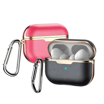 Luxusné PU Roztomilý Kožené Slúchadlá puzdro Pre Apple AirPods Pro 3 2 Ochranné puzdro TWS Slúchadlá Shell Funda Coque Luxus