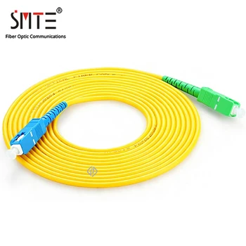 10Pcs/Veľa SC/APC-UPC od 1 až na 20 Metrov Optické Patch Kábel Kábel usb 3.0 mm PVC Vlákna Jumper Simplex SM FTTH