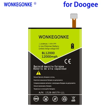 WONKEGONKE 12000mah Pre Doogee BL12000 Batérie BL12000 PRO Vysoká kvalita batériu mobilného telefónu s sledovacie číslo