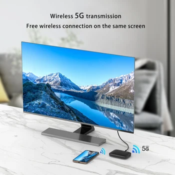 Bezdrôtové Rovnaké Sn Zariadenie Bezdrôtovej Dva-V-Jednom Sn Zariadenia pre Apple, Android, WIFI, HDMI