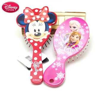 Disney Mrazené Špirála pre Dievčatá Princess Minnie Mouse Kefy na Vlasy Starostlivosť o Vlasy Baby Girl Starostlivosti Mickey Vlasy Hrebeňom Disney Hračky