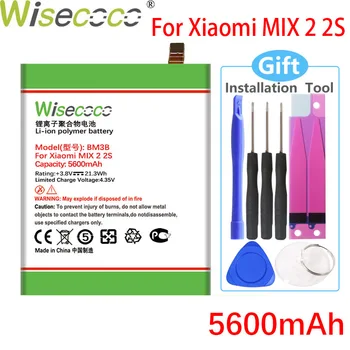 WISECOCO 5600mAh BM3B Batérie Pre Xiao Mi Mix 2S Mobilný Telefón Na Sklade Najnovšie Výrobné Kvalitné Batérie+Sledovacie Číslo