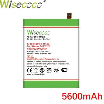 WISECOCO 5600mAh BM3B Batérie Pre Xiao Mi Mix 2S Mobilný Telefón Na Sklade Najnovšie Výrobné Kvalitné Batérie+Sledovacie Číslo