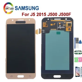 Super AMOLED Displej Pre Samsung Galaxy J5 J500 J500F J500G J500M J500H J500FN LCD Displej Dotykový Displej Digitalizátorom. Montáž