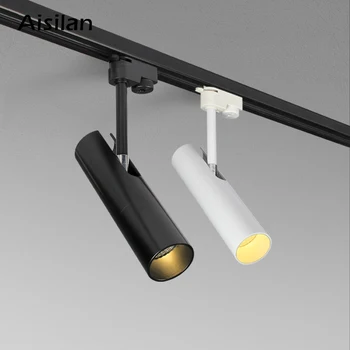 Aisilan Moderné LED Track Light Ceilng Reflektory AC85-260V 360+90 Stupňov Nastaviteľný 5W 7W Svietidlá pre Živé Svetlo