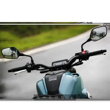 Motorka bočné zrkadlo unviersal 8 MM 10 MM motocross spätné zrkadlá pre honda, cb500x cb650f CB zrkadlo motocykel spätné moto