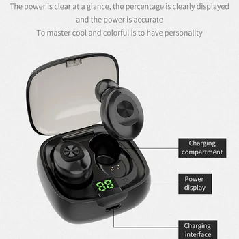 XG8 Digitálne TWS Bluetooth 5.0 Mini In-ear IPX5 Nepremokavé Športové Slúchadlá Slúchadlá