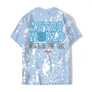 Nové Módne Ventilátor Nosenie Scott Travis Astroworld Funny T-Shirt Mužov Osobnosti Hip Hop V Pohode Streetwear Lumbálna Tee Topy Camiseta