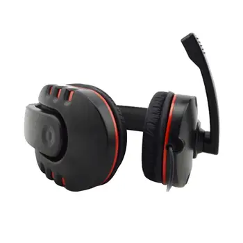 Headset Hráč Herné Kožené USB 2.0 Káblové Stereo Micphone Mic Headset pre Sony PS3, PS4 PC Hry pre iPhone, Samsung