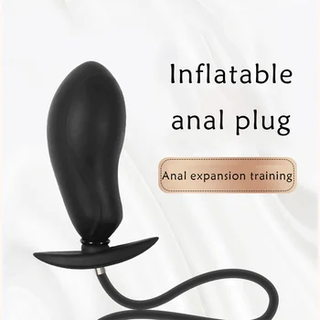 Análny Plug Sexuálne Hračky, Rozšíriteľná Análny Zástrčky Vestibular Nafukovací Análny Dilator Masturbator Sex Hračka pre Muža a ženu Amal Zástrčky