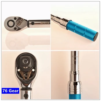 MXITA 5 Ks Súprava Magnetické spark plug momentový kľúč Nastaviť Auto Auto repair nástroje 3/8 5-60NM ručného náradia nastavenie