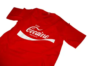 2020 Zábavné Užívať Kokaín T Shirt Koks Tričko Tees