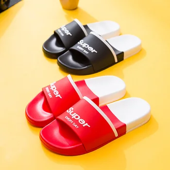 Letné ženy Buldog papuče Cartoon sandále ploché pohodlné plážové topánky Roztomilý Zábavné Kúpeľni Podlahové Domáce papuče