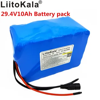 Liitokala 24V Lítiová batéria 24V 10ah lítiové batérie, veľkú kapacitu ion batéria 15A vypúšťanie 7S bms výkon 300W
