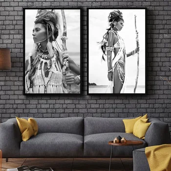 5d diamond výšivky Indická Žena Nordic Plagát Dievča Wall Art diamond Maľby plné námestie/kolo obrazov na Stenu Pre Obývacia Izba