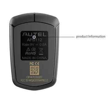 AUTEL APB112 Smart Key Simulátor 46 4D Čip Kompatibilný s IM608,IM508,MX808IM