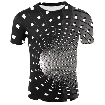 V lete roku 2020 nové T-shirt pánske letné 3D tlač bežné 3D T-shirt topy T-shirt