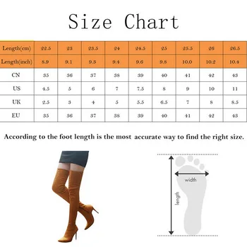 Úplne Nové dámske Topánky Žena, Plus Veľké Veľkosť 35-43 Nad Kolená, Topánky Tenké Vysokým Podpätkom Sexy Party Topánky Botas De Mujer 2020
