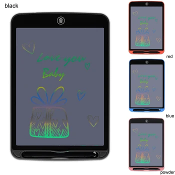 Nový 12 Palcový farebný LCD displej písanie tablet elektronické Digitálne kreslenie rukou písaného textu správy pad pre deti darček