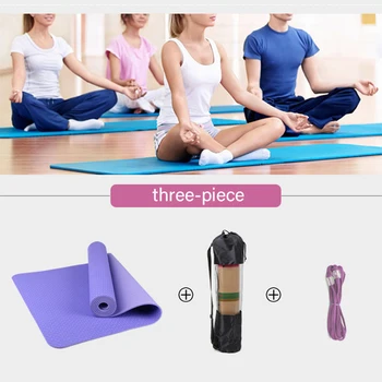 6 mm TPE Yoga Mat s Pozícia Riadku Non-Slip Anti-slza Jogy Koberec Koberec Pre Začiatočníkov Životného prostredia Fitness, Gymnastika a Pilates