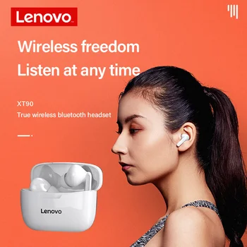 Lenovo XT90 Bezdrôtové Bluetooth Slúchadlá TWS Slúchadlá IP54 Vodotesné slúchadlá HiFi Slúchadlá S Mikrofónom Športové slúchadlá Slúchadlá