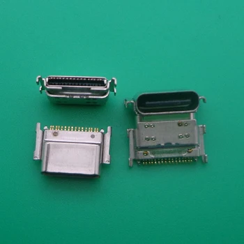 10PCS/VEĽA Typu C Konektor USB Nabíjací Port Zásuvka Pre LG k50s Dock Port Opravu, Náhradné Diely
