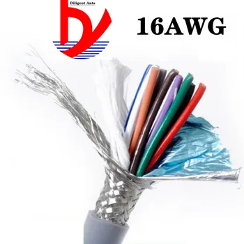 15AWG 2/3/4/5 core Towline tienený kábel 5m PVC ohybný drôt TRVVP odolnosť voči ohybu odolnosť voči korózii medený drôt
