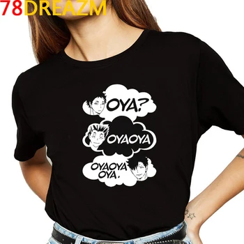 Haikyuu letné top tričko ženy 2020 kawaii vintage pár oblečenie estetické letné top tričko tumblr