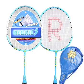 2ks / Set Šťastie mať Deti Bedminton Raketa pre Chlapcov a Dievčatá Bedminton Raketa Nastaviť Mládež Vonkajšie Tréning Badminton Raketa
