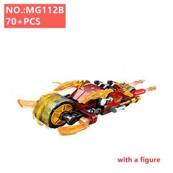 4 V 1 Ninja Motorových Motorke Model Údaje Stavebné Bloky pre Deti Hračky Tehál Darček pre Deti Chlapcov