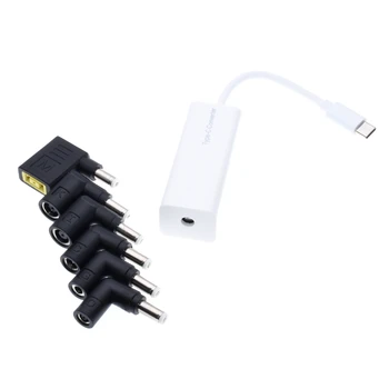 20V 3.25 A 65W Univerzálny USB Typu C Prevodník Dc Konektor Napájací Adaptér Konektora USB C Prenosný Nabíjací Kábel Kábel pre Telefón, Notebook