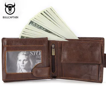 Vintage Mužov Peňaženky Originálne Kožené Krátke Peňaženky Muž Multifunkčné Cowhide Bifold Peňaženky Mince Vrecku Vodičský Preukaz Držiteľovi