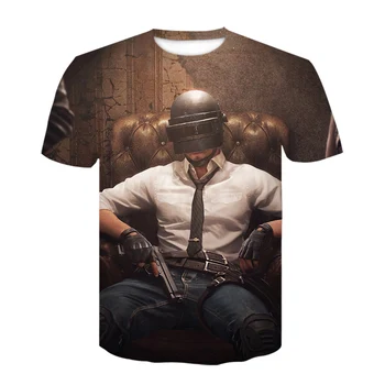 2020 Lete Nové PUBG 3D t shirt Muži/ženy Móda Harajuku Krátke Rukávy 3D Tlač PUBG pánske Tričko Hot Hru T-Shirt Oblečenie