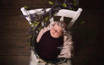 Novorodenca hlavový most fotografie rekvizity camellia garland full moon 100 dní strán studio headdress vlasy príslušenstvo