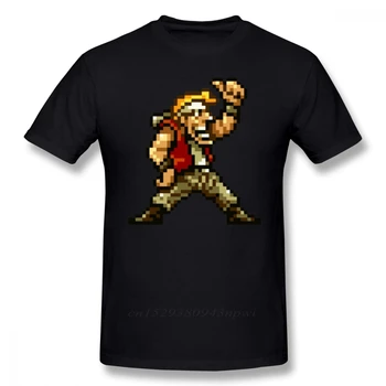 Metal Slug T Shirt Marco Rosi T-Shirt Graphic Tee Tričko Pláži Roztomilý Bavlna-Krátke Rukáv Tričko Mužov