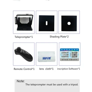 2020 Nové Prenosné Titulky Smartphone Teleprompter s diaľkovým ovládaním pre News Live Rozhovor Reči pre Mobilný Telefón