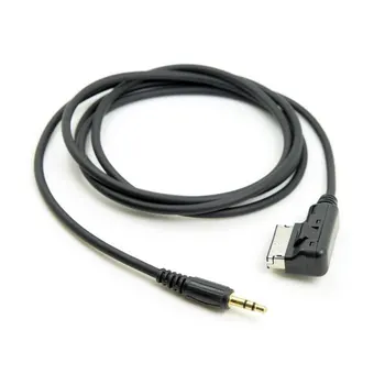Zihan Médií V AMI MDI Stereo 3.5 mm Audio Aux Adaptér Kábel pre Auto Mercedes Benz & Mobilný Telefón