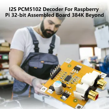 I2S PCM5102 Dekodér Pre Raspberry Pi 32-bitové Zmontované Dosky 384K Za ES9023 PCM1794 Dekodér Modul