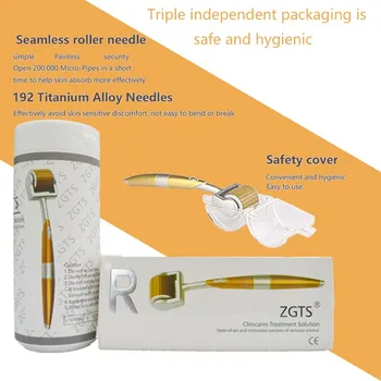 DR. Derma Roller Titanium Tipy 0,3 mm 0,25 mm 0,2 mm Titanium Mesoroller pre Telo Ošetrenie Tváre Mikro Ihly Mezoroller Dermaroller