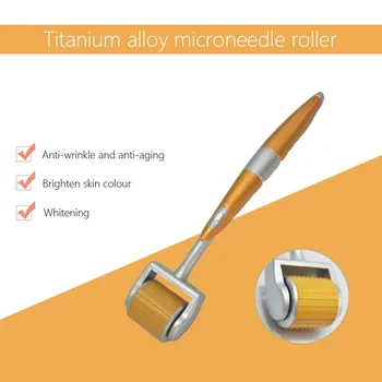 DR. Derma Roller Titanium Tipy 0,3 mm 0,25 mm 0,2 mm Titanium Mesoroller pre Telo Ošetrenie Tváre Mikro Ihly Mezoroller Dermaroller