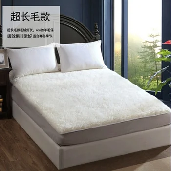 Prírodné luxusné vlna materiál plnené v teple v zime matrac Skladacia rohože rozkladacej posteli produkt