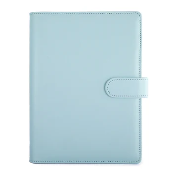 Hot Predaj Klasický Loose Leaf krúžkových Notebook Plánovač Denník Notebook Kryt PU Kožené Kryt