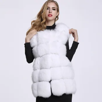 Vysoká Kvalita Kožušiny Vesta Kabát Luxusné Umelú Kožušinu Teplé Ženy Kabát Vesty Zimné Módne Kožušiny dámske Kabáty Bundy Plus Veľkosť Oblečenie