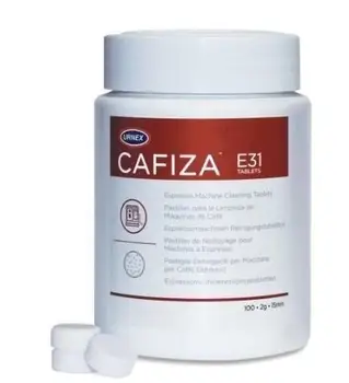 Urnex CAFIZA E31 100 Tablety na Čistenie Káva Espresso Stroj, Vysávač, Organické