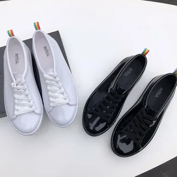 Nové 2021 Ženy Melissa jelly topánky rainbow čipky Candy topánky na Jar Jeseň muffin hrubé vôňa pláži sigle topánky SM036