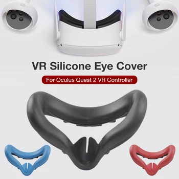Silikónové Oko Pad Pre Oculus Quest 2 Náhradné Tvár Pad Vankúš bočný Kryt Držiak Ochranné Mat pre Oculus Quest 2 VR Oku Pad
