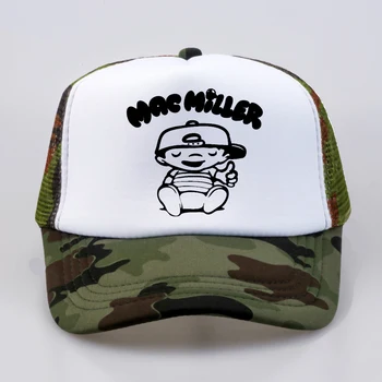 Letné Muži Ženy Baseball Cap Mac Miller Radosť punk klobúk rock lumbálna streetwear Baseball Ôk siete Trucker Čiapky, Klobúky